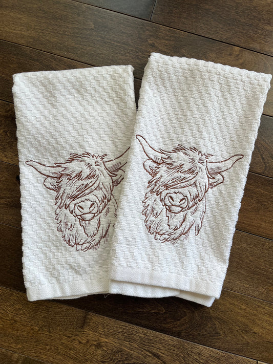 Cow Dish Towels