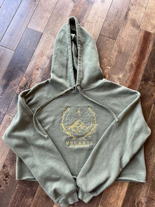 Velaris crop top hoodie